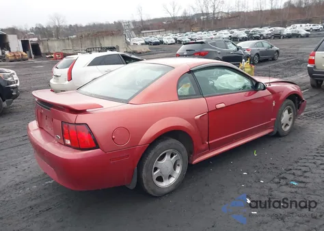 2001 Ford Mustang из США, поврежденный, VIN 1FAFP40401F193514
